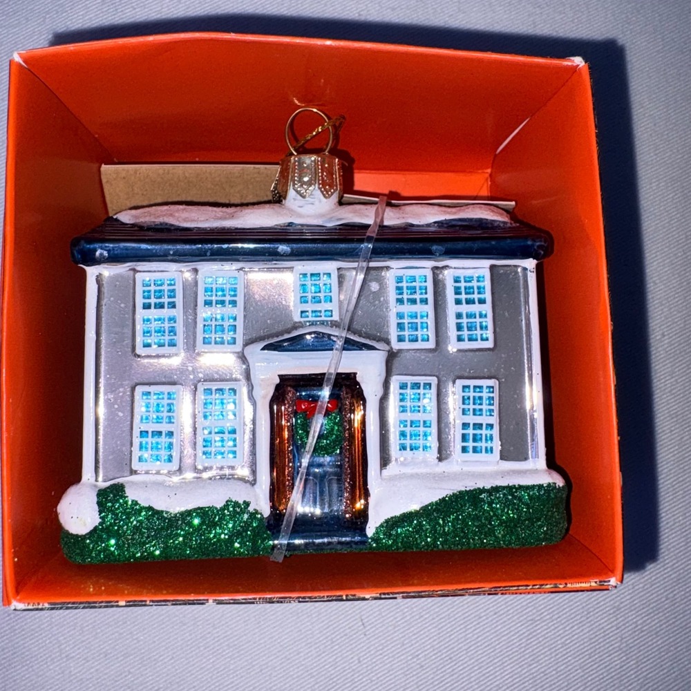John Derian for Target Glass House Christmas Ornament Silver Blue 2025 New